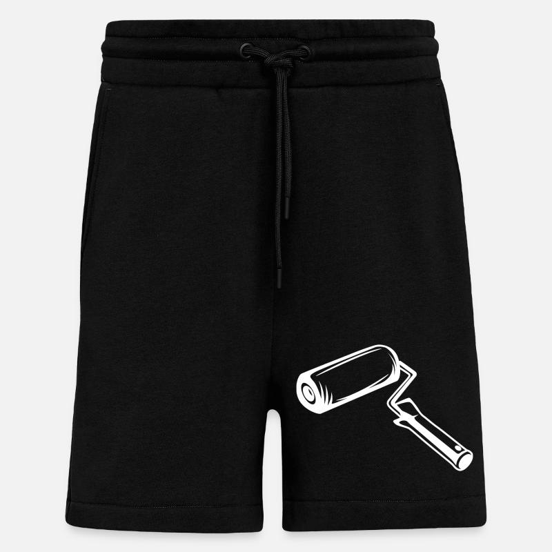 Farbroller Zeichnung - Shorts - made by SPREAD - SOLID BLACK