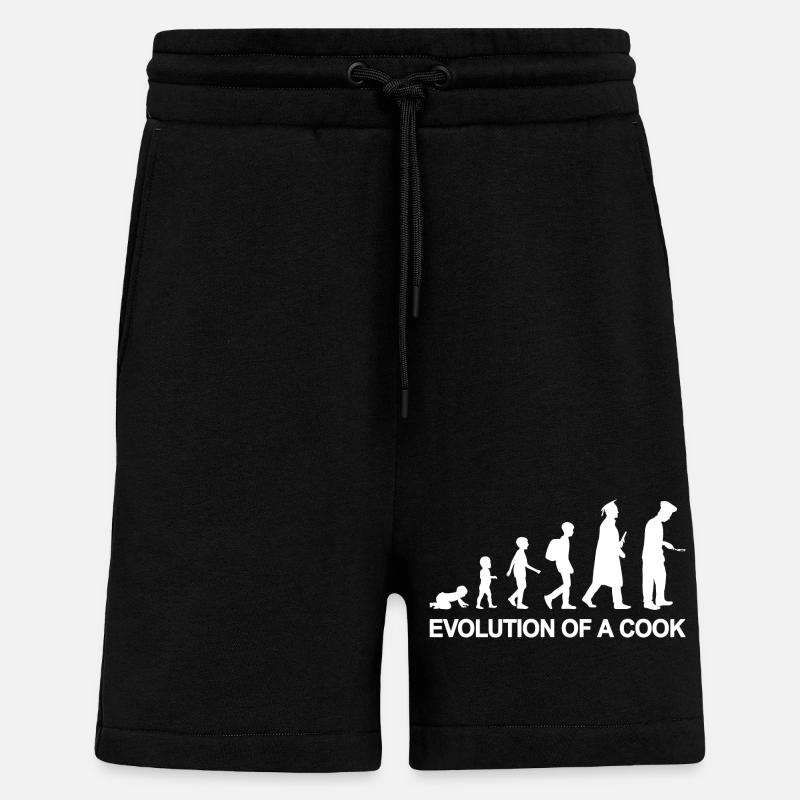 Entwicklung eines Kochs - Shorts - made by SPREAD - SOLID BLACK