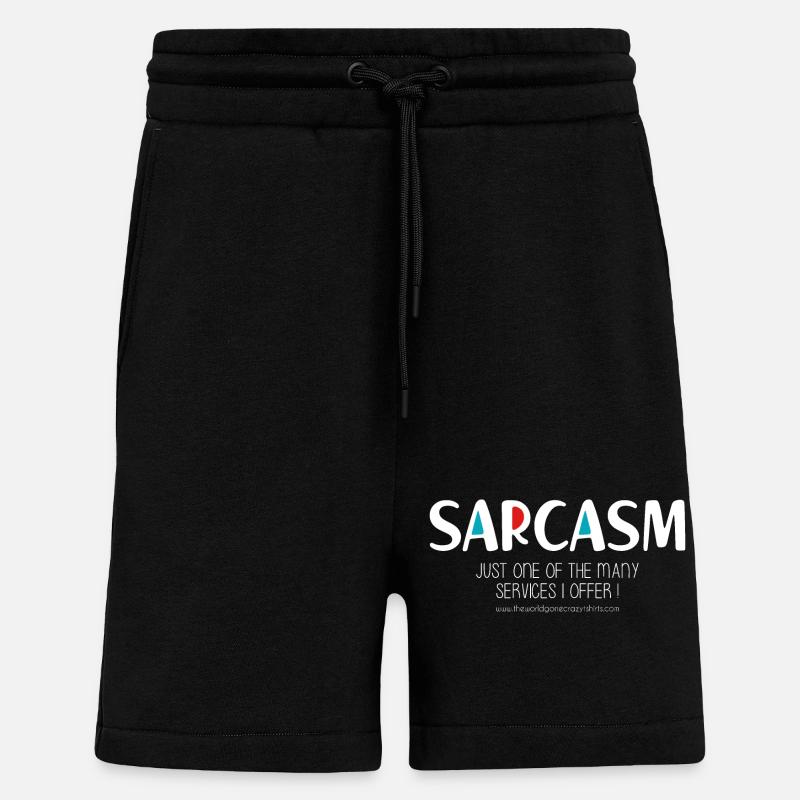Sarkasmus (düster) - Shorts - made by SPREAD - SOLID BLACK