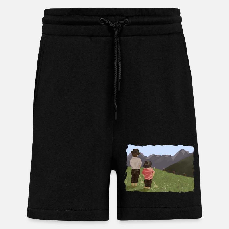 Biesler mit Aussicht - Shorts - made by SPREAD - SOLID BLACK