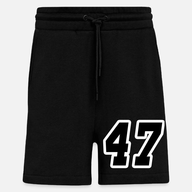 Nummer siebenundvierzig 47 - Shorts - made by SPREAD - SOLID BLACK