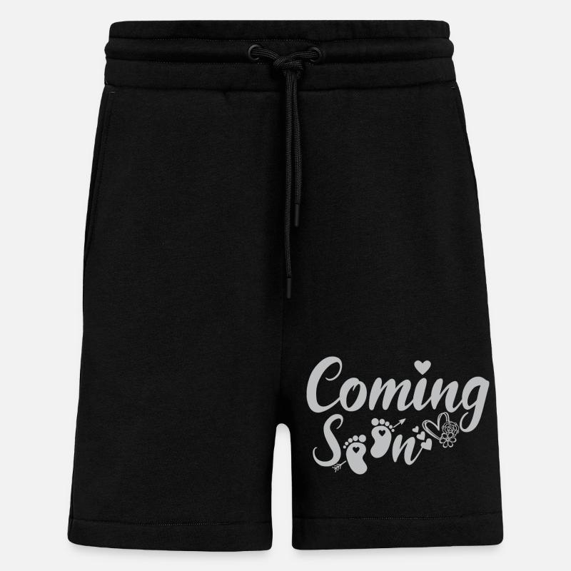 À venir - Short bio décontracté fabriqué en UE - SOLID BLACK