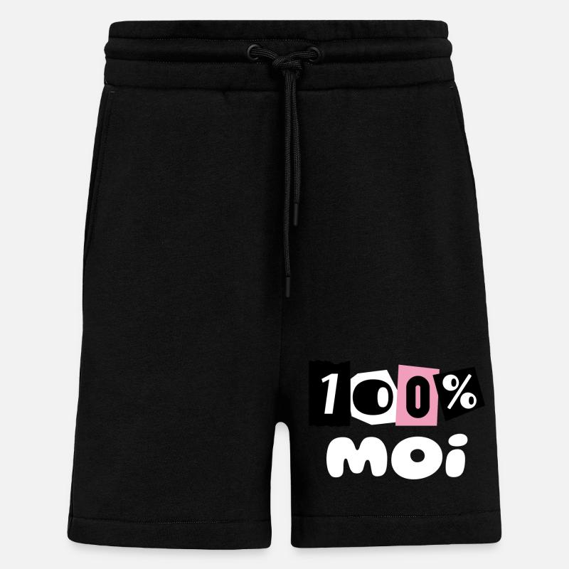 100% ICH - Shorts - made by SPREAD - SOLID BLACK