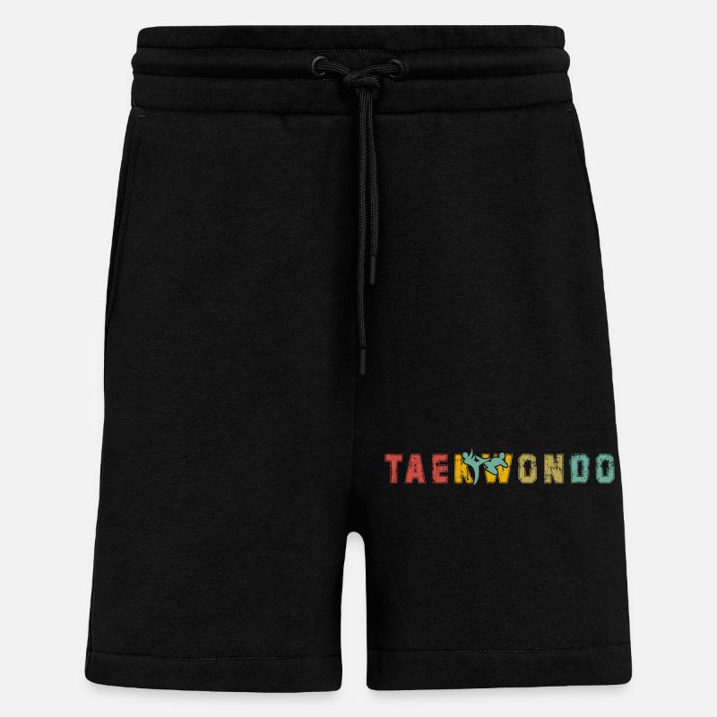 Taekwondo - Shorts - made by SPREAD - SOLID BLACK