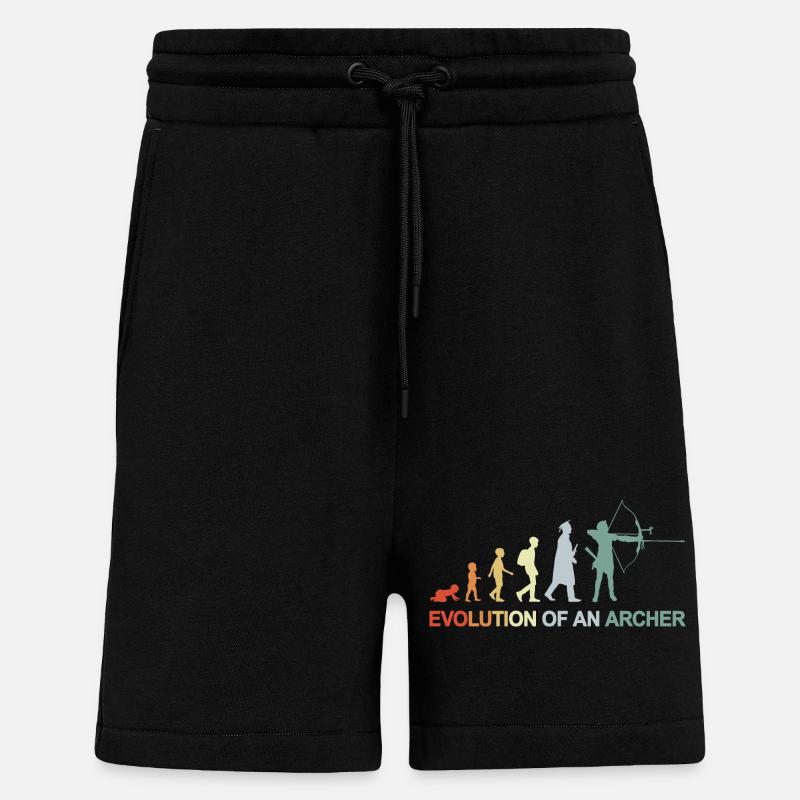 Bogenschützen Evolution - Shorts - made by SPREAD - SOLID BLACK