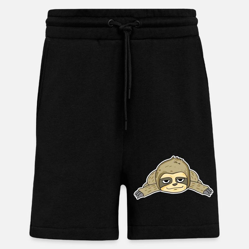 Sloth - Shorts - made by SPREAD - SOLID BLACK