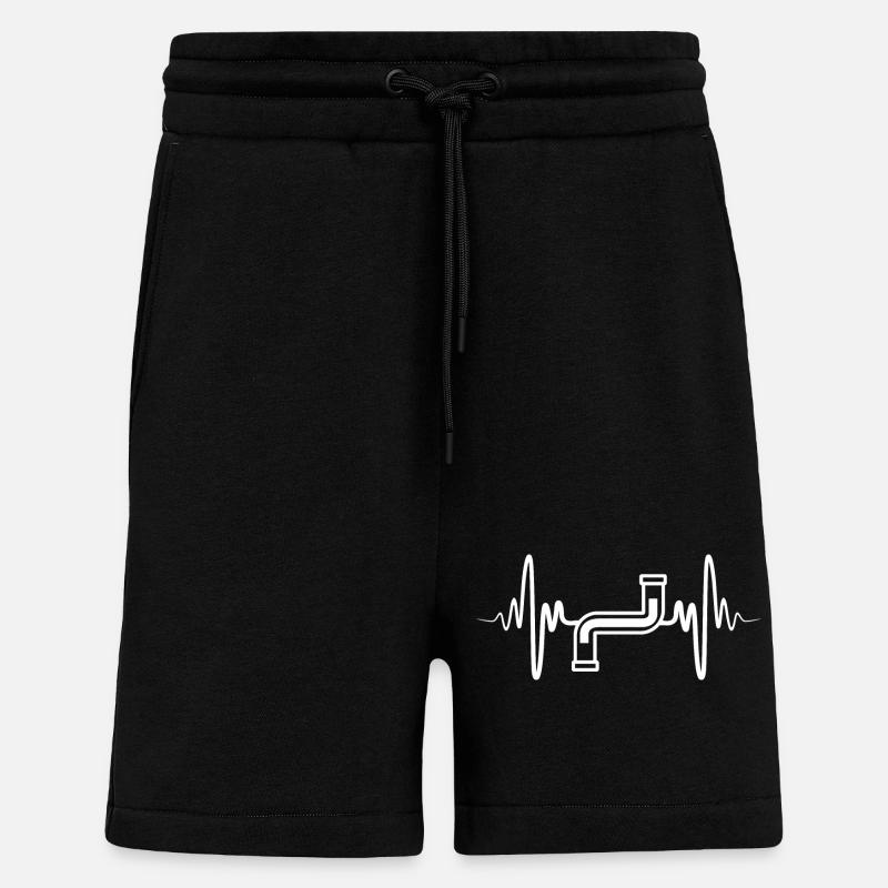 Herzschlag Klempner - Shorts - made by SPREAD - SOLID BLACK