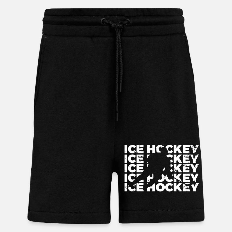 Eishockey - Shorts - made by SPREAD - SOLID BLACK