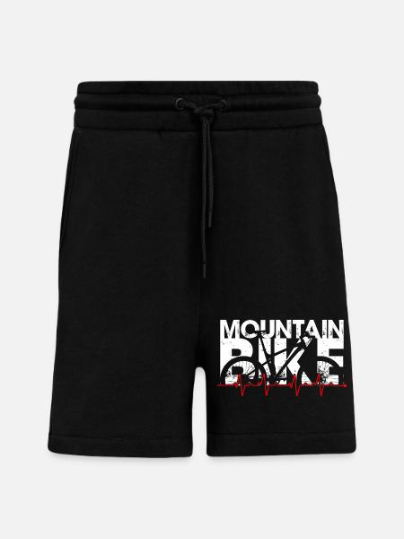 Rythme du VTT - Short bio décontracté fabriqué en UE - SOLID BLACK