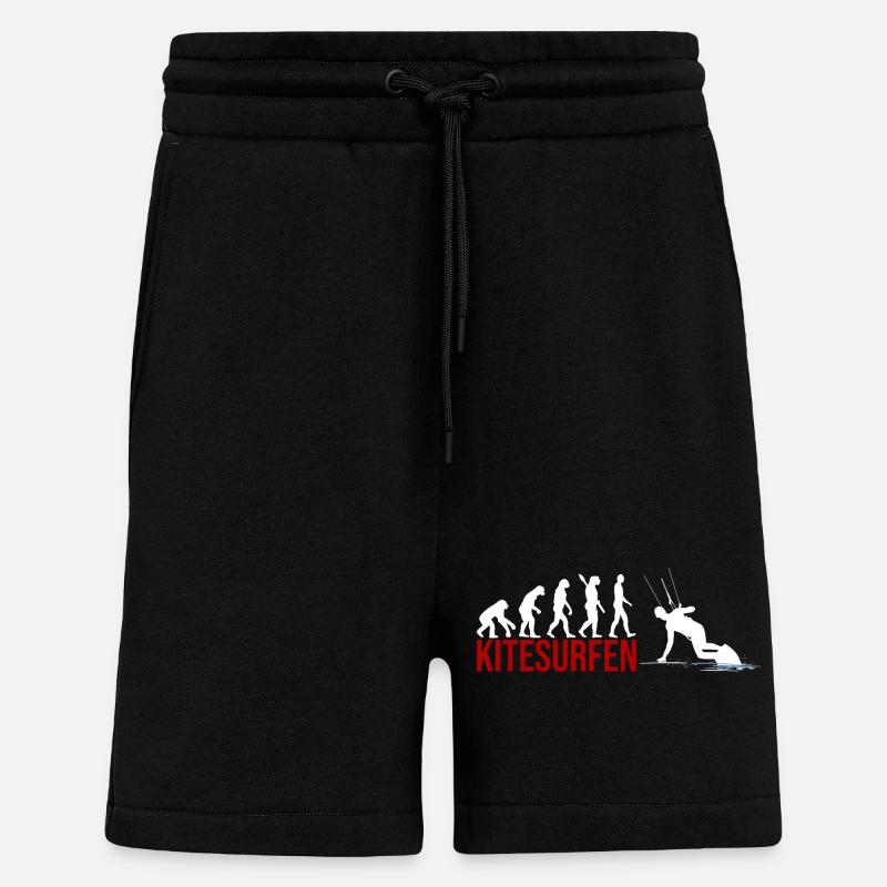 Evolution Kitesurfen - Shorts - made by SPREAD - SOLID BLACK