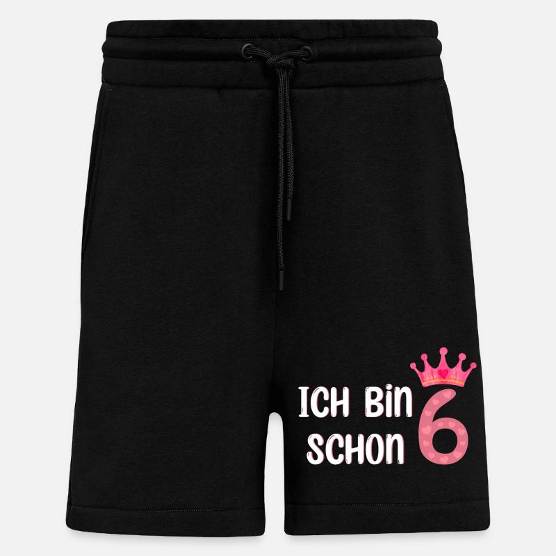 Ich Bin Schon 6 - Shorts - made by SPREAD - SOLID BLACK