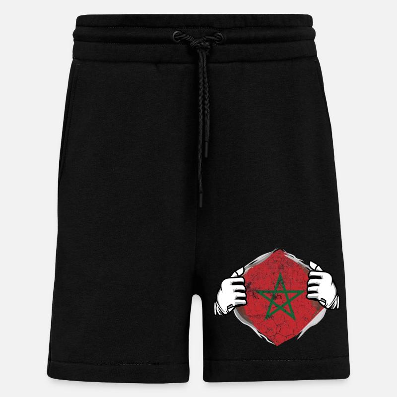 Marokko - Shorts - made by SPREAD - SOLID BLACK