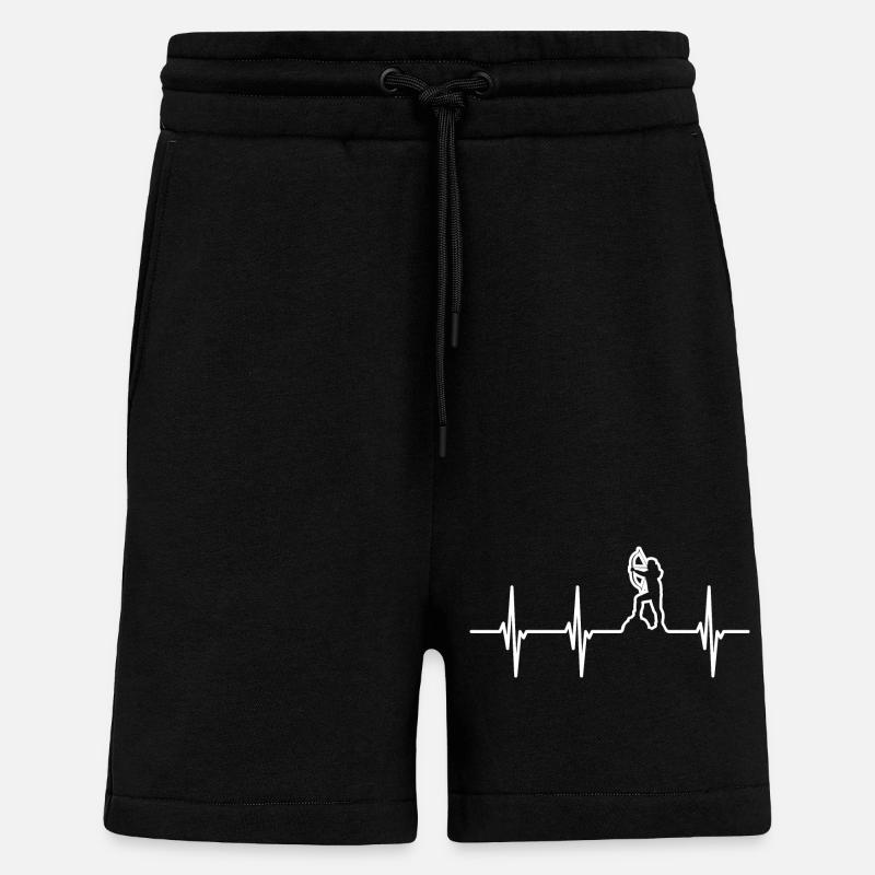 Bogenschützin Herzlinie - Shorts - made by SPREAD - SOLID BLACK