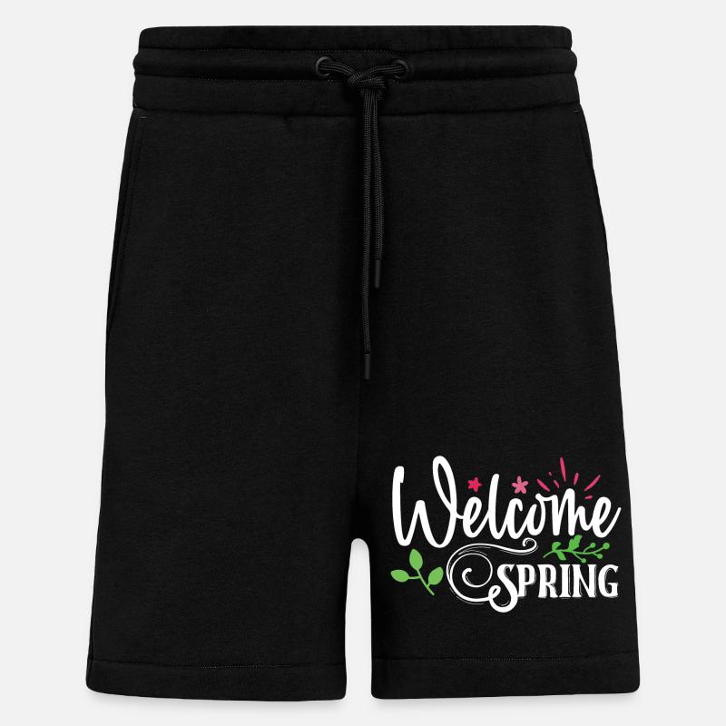 Willkommen Frühling - Shorts - made by SPREAD - SOLID BLACK
