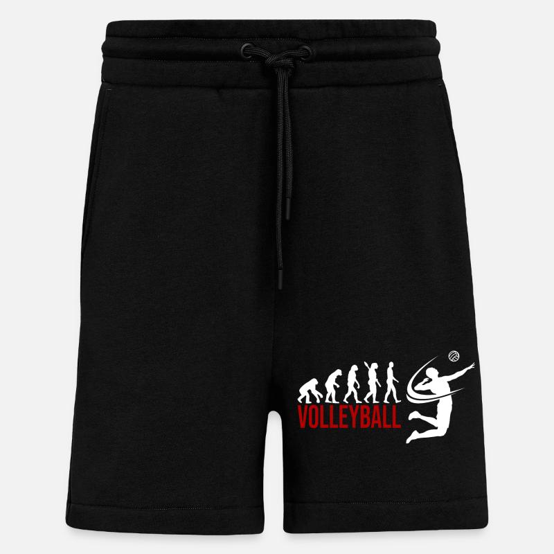 Evolution Volleyball - Shorts - made by SPREAD - SOLID BLACK