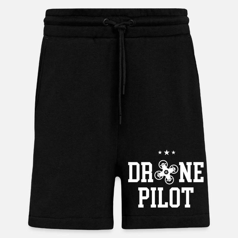 Drone Pilot - Shorts - made by SPREAD - SOLID BLACK