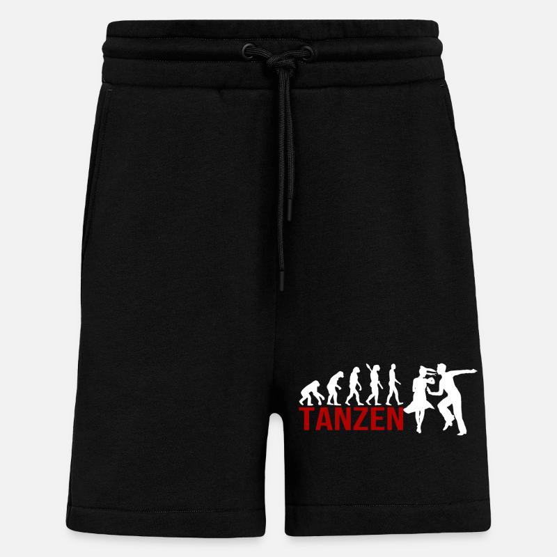 Evolution Tanzen - Shorts - made by SPREAD - SOLID BLACK