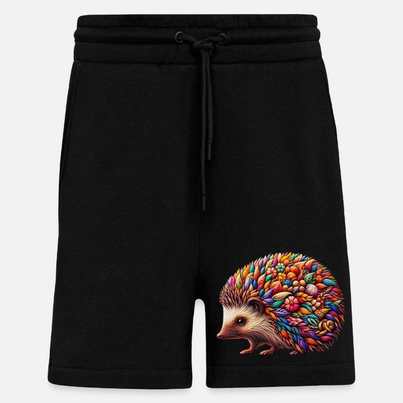 Hedgehog - Shorts - made by SPREAD - SOLID BLACK