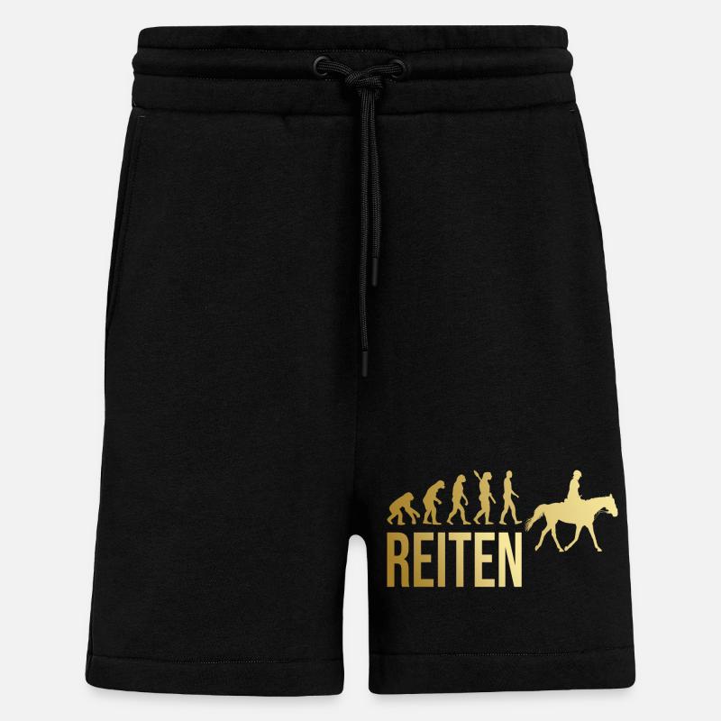 Reiten Evolution - Shorts - made by SPREAD - SOLID BLACK