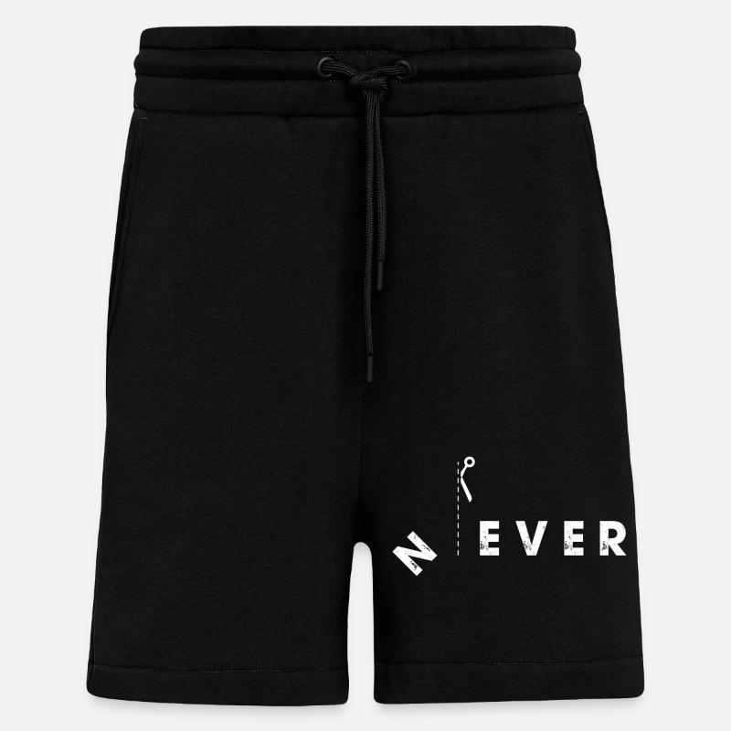 Niemals Grenzen schneiden Scherendesign - Shorts - made by SPREAD - SOLID BLACK