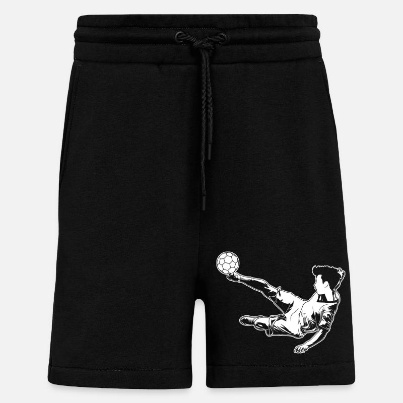 Fußballer Junge - Shorts - made by SPREAD - SOLID BLACK