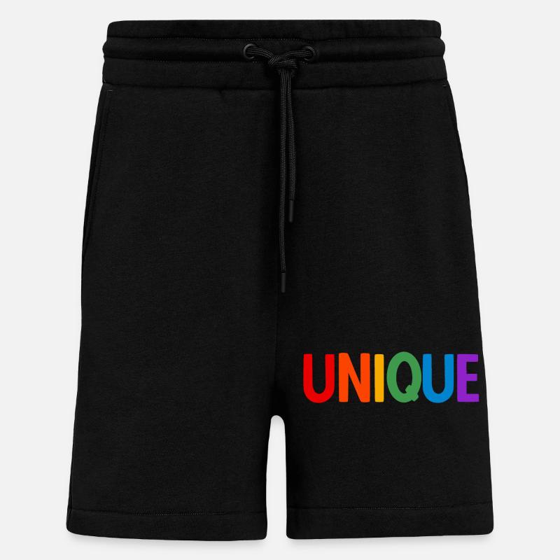Lgbt. Einzigartig - Shorts - made by SPREAD - SOLID BLACK