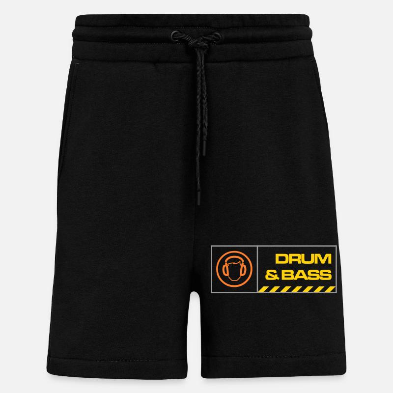 db warning - Shorts - made by SPREAD - SOLID BLACK