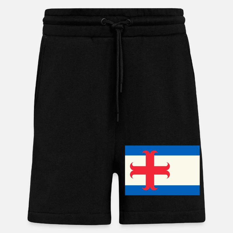 flag Zutphen - Shorts - made by SPREAD - SOLID BLACK