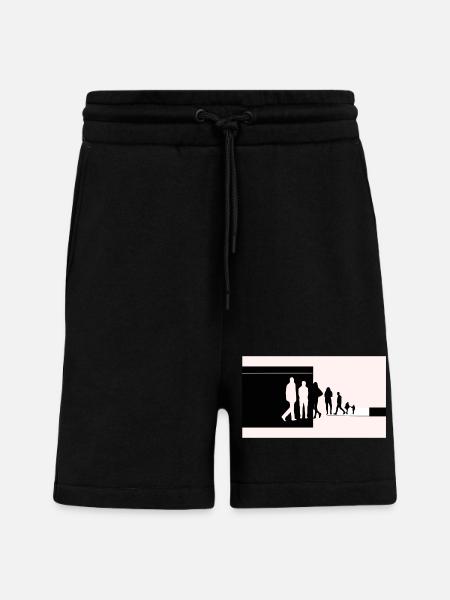 Silhouettes in transition - Shorts - made by SPREAD - SOLID BLACK