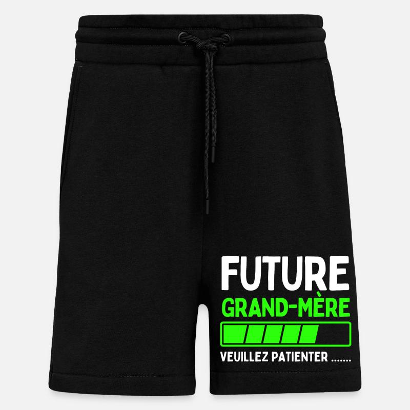 Werdende Großmutter - Shorts - made by SPREAD - SOLID BLACK