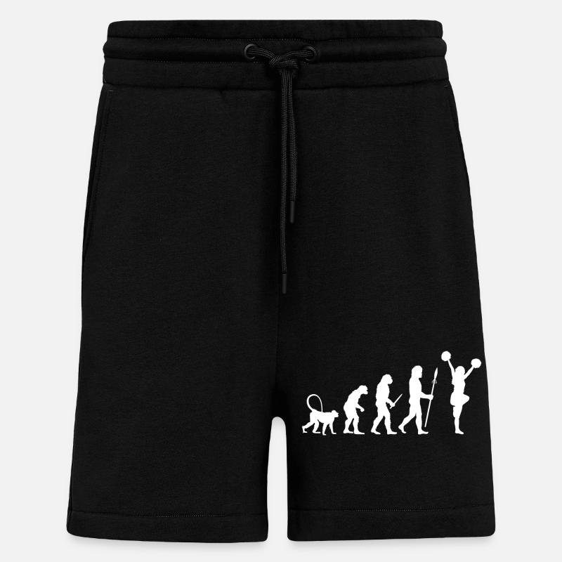 Cheerleader Evolution - Shorts - made by SPREAD - SOLID BLACK