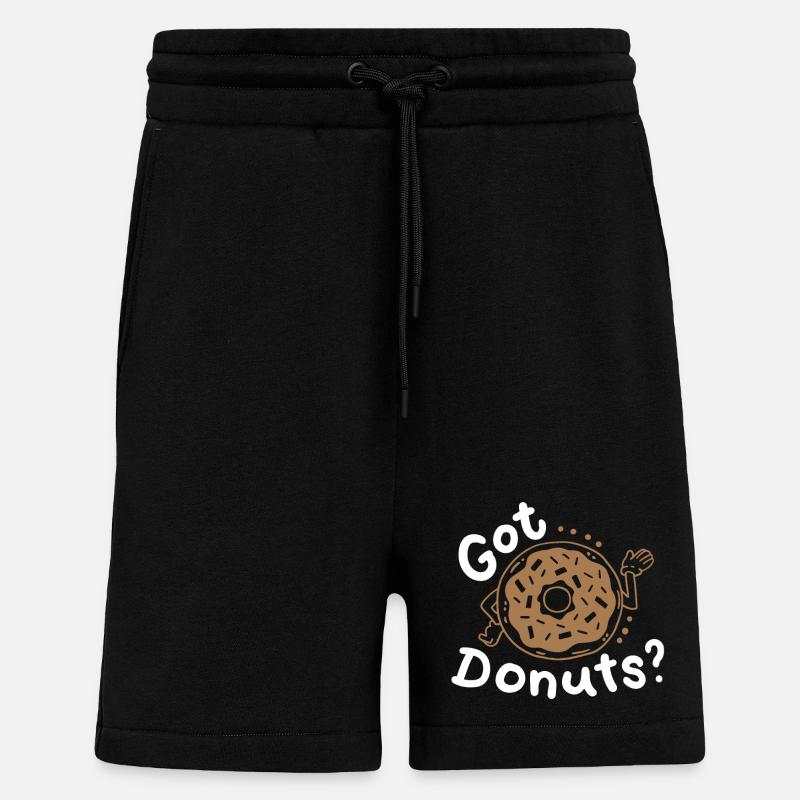 Donuts Donut-Liebhaber - Shorts - made by SPREAD - SOLID BLACK