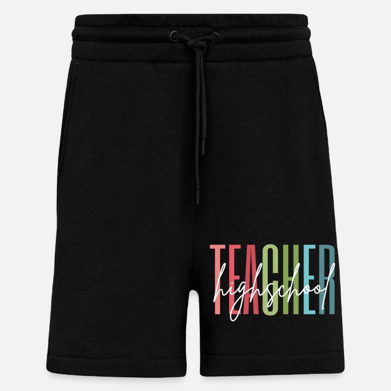 Highschool Lehrer Schule Geschenk - Shorts - made by SPREAD - SOLID BLACK