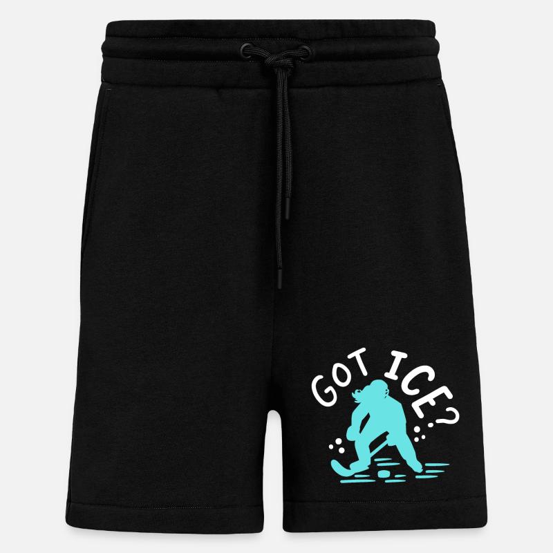 Eishockey Eishockeyspielerin - Shorts - made by SPREAD - SOLID BLACK