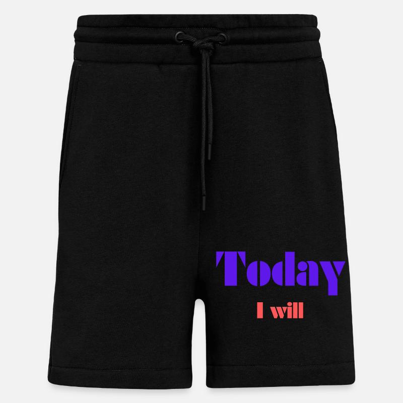 Heute werde ich es tun - Shorts - made by SPREAD - SOLID BLACK