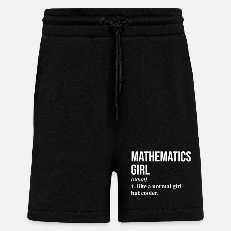 Math - Shorts - made by SPREAD - SOLID BLACK