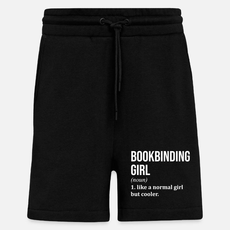 Buchbindung - Shorts - made by SPREAD - SOLID BLACK