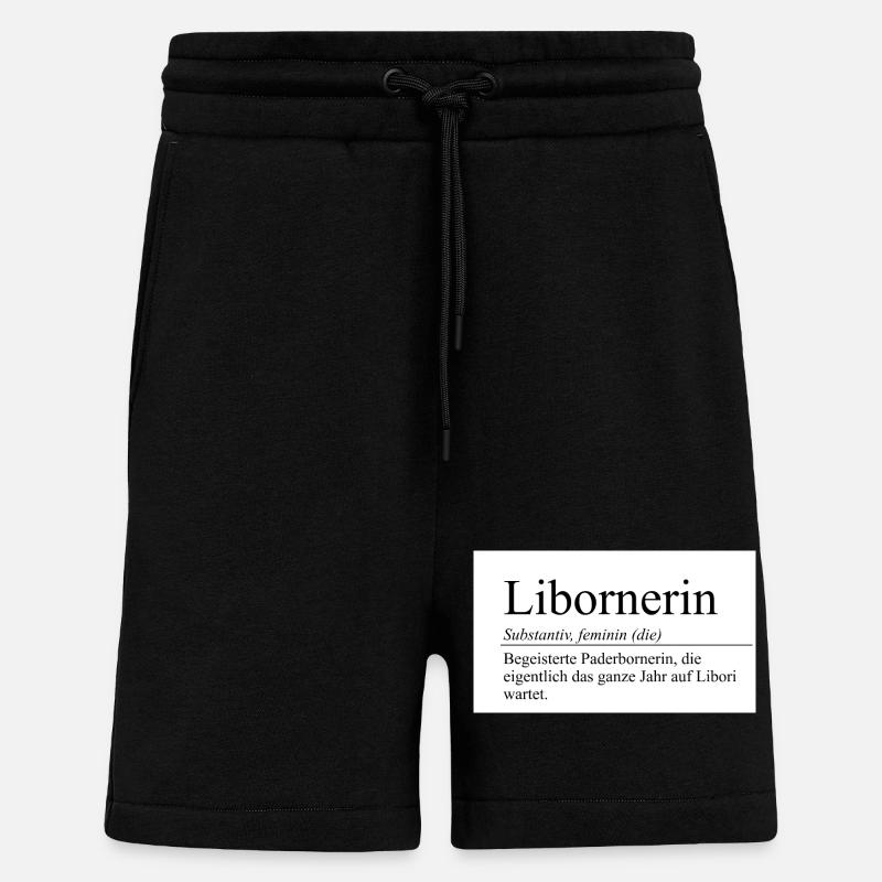 libornerin - Shorts - made by SPREAD - SOLID BLACK