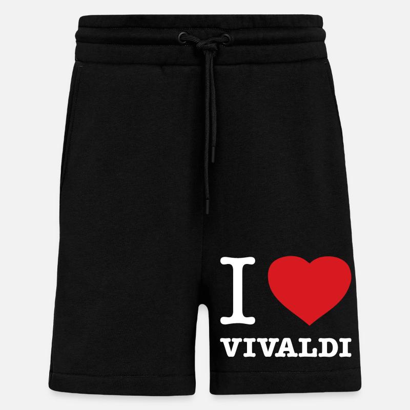 J’ADORE VIVALDI - Short bio décontracté fabriqué en UE - SOLID BLACK
