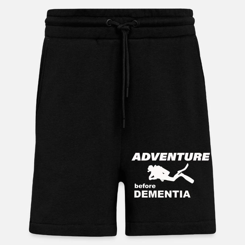 AVENTURE DE PLONGÉE - Short bio décontracté fabriqué en UE - SOLID BLACK