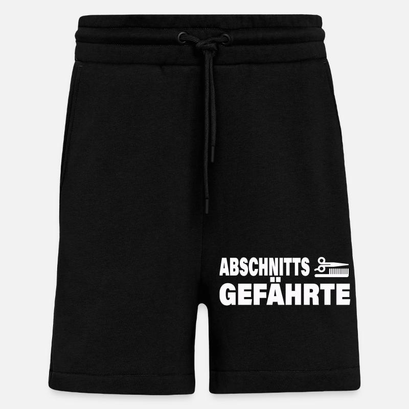 ABSCHNITTSGEFÄHRTE - Shorts - made by SPREAD - SOLID BLACK