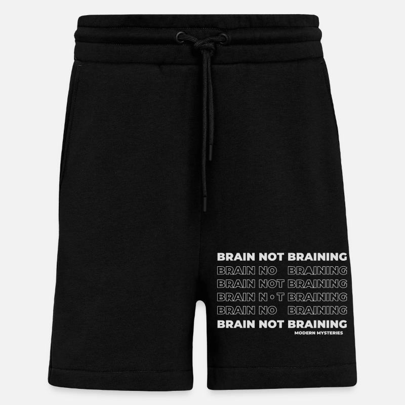 Modern Mysteries | Brain not Braining - Shorts - made by SPREAD - SOLID BLACK