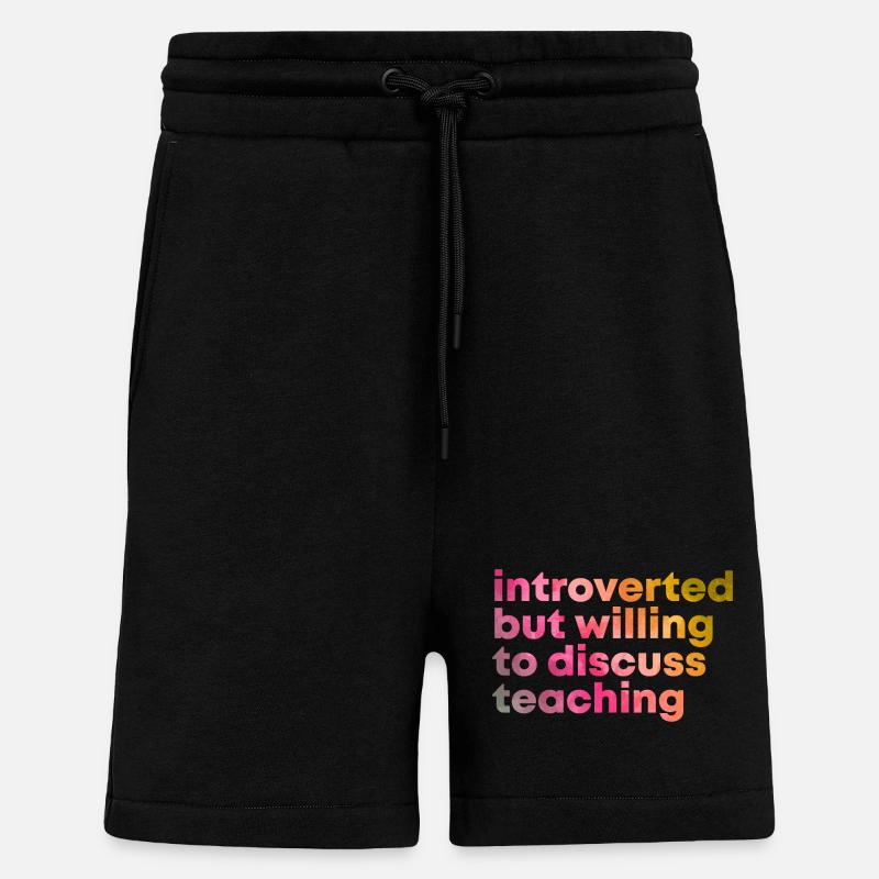 Lehrtätigkeit - Shorts - made by SPREAD - SOLID BLACK