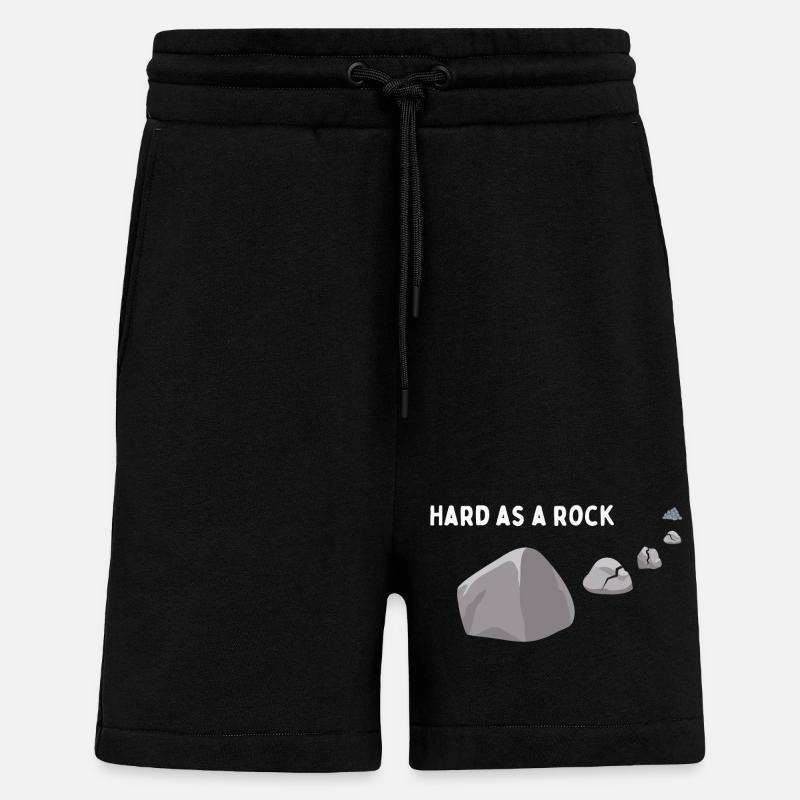 Hart wie ein Stein - Shorts - made by SPREAD - SOLID BLACK