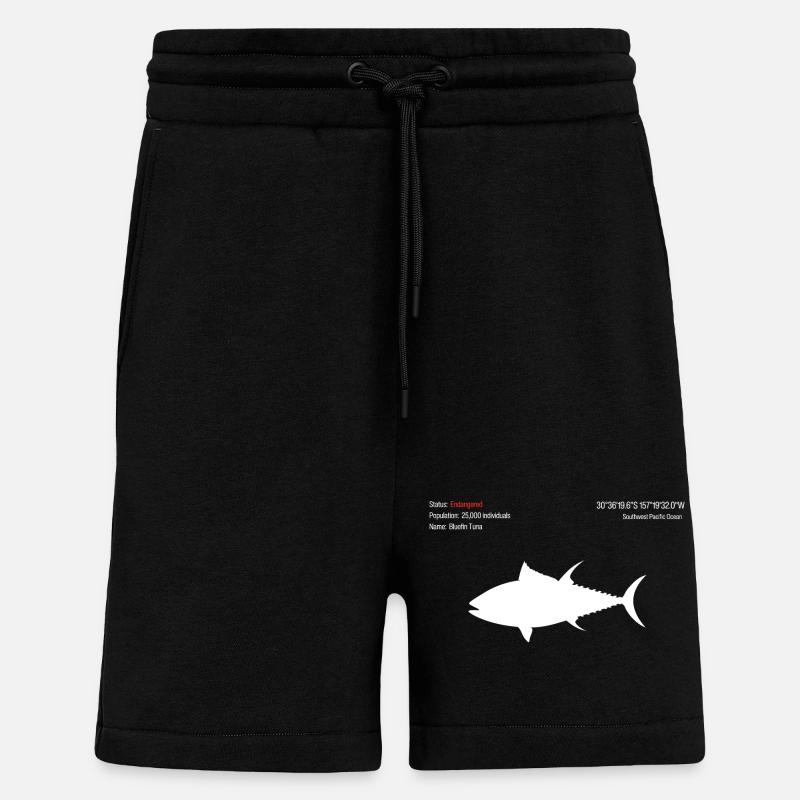 Thunfisch - Shorts - made by SPREAD - SOLID BLACK