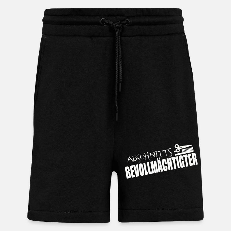 ABSCHNITTSBEVOLLMÄCHTIGTER - Shorts - made by SPREAD - SOLID BLACK