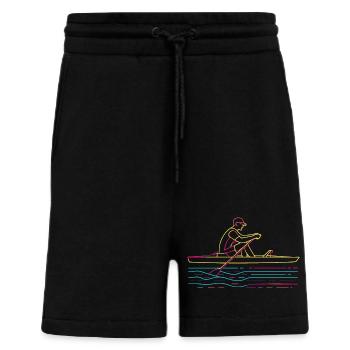 Aviron Steamwave - Short bio décontracté fabriqué en UE - SOLID BLACK - Devant