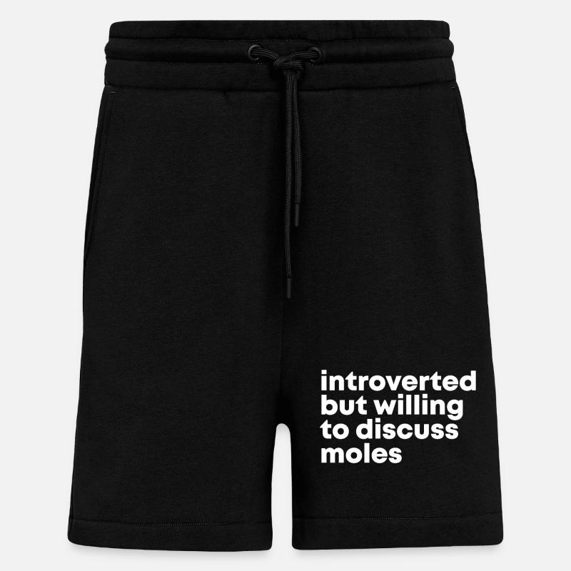Mole - Shorts - made by SPREAD - SOLID BLACK