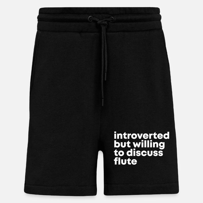 Flöte - Shorts - made by SPREAD - SOLID BLACK