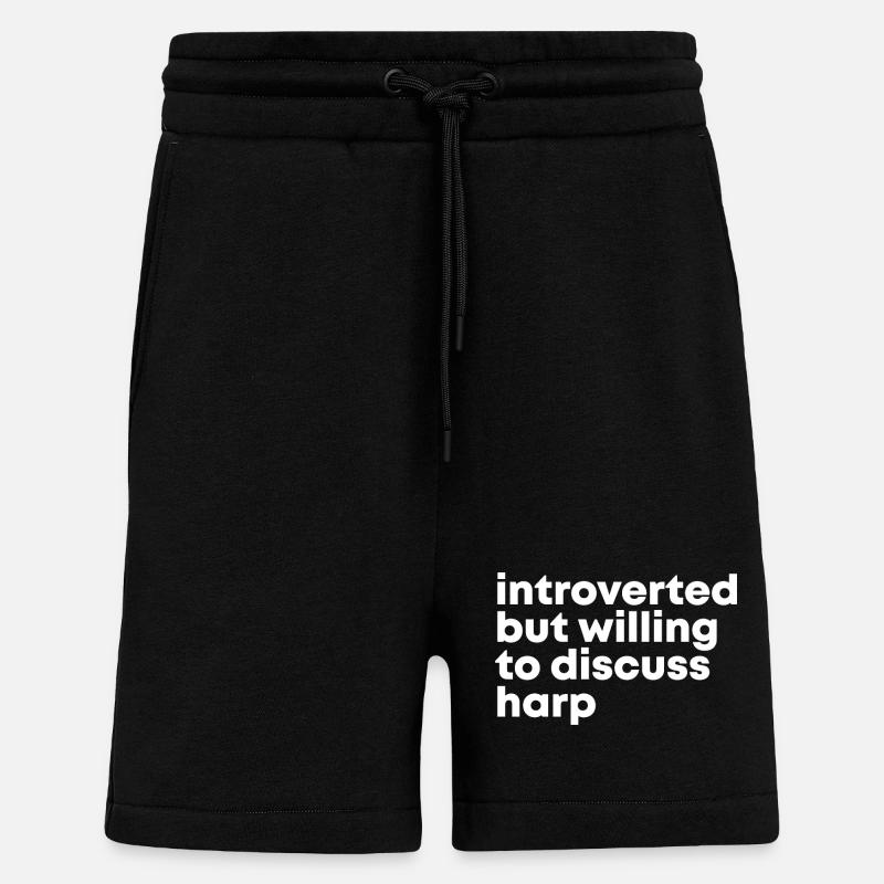 Harfe - Shorts - made by SPREAD - SOLID BLACK